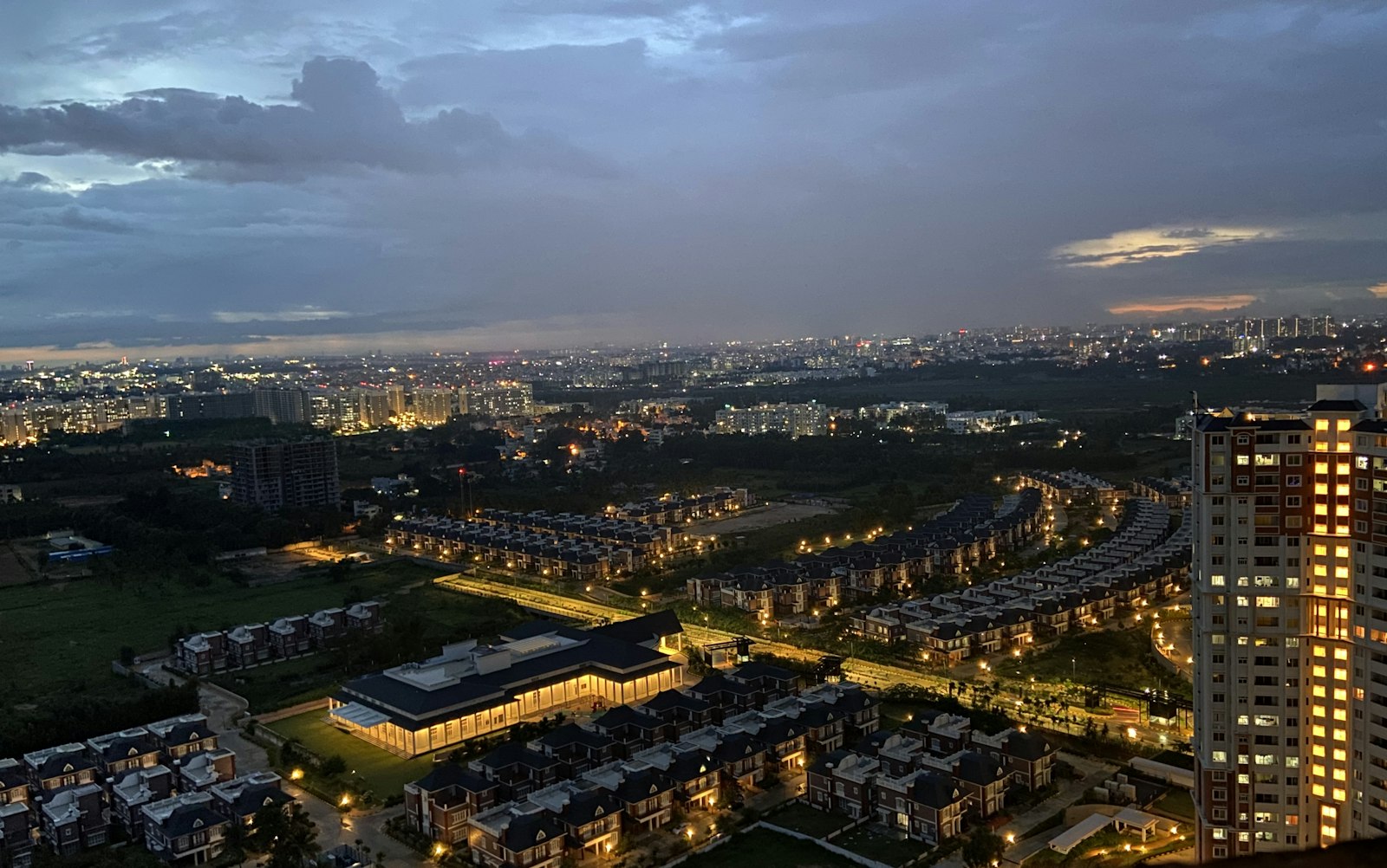 City skyline of Bangalore