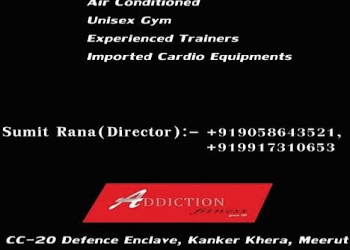 Addiction-fitness-Gym-Meerut-cantonment-meerut-Uttar-pradesh-1