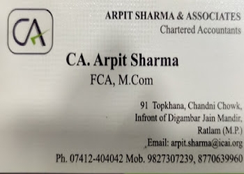 Ca-arpit-sharma-associates-Chartered-accountants-Sailana-ratlam-Madhya-pradesh-2