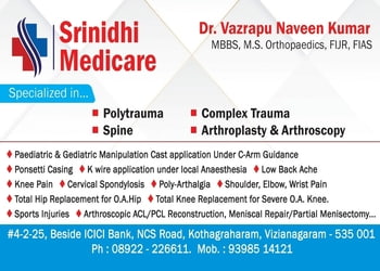 Dr-v-naveen-kumar-srinidhi-medicare-Orthopedic-surgeons-Vizianagaram-Andhra-pradesh-1