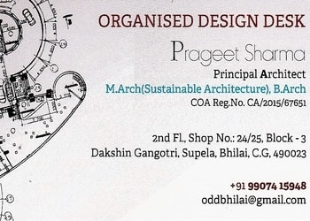 Organised-design-desk-Building-architects-Bhilai-Chhattisgarh-1